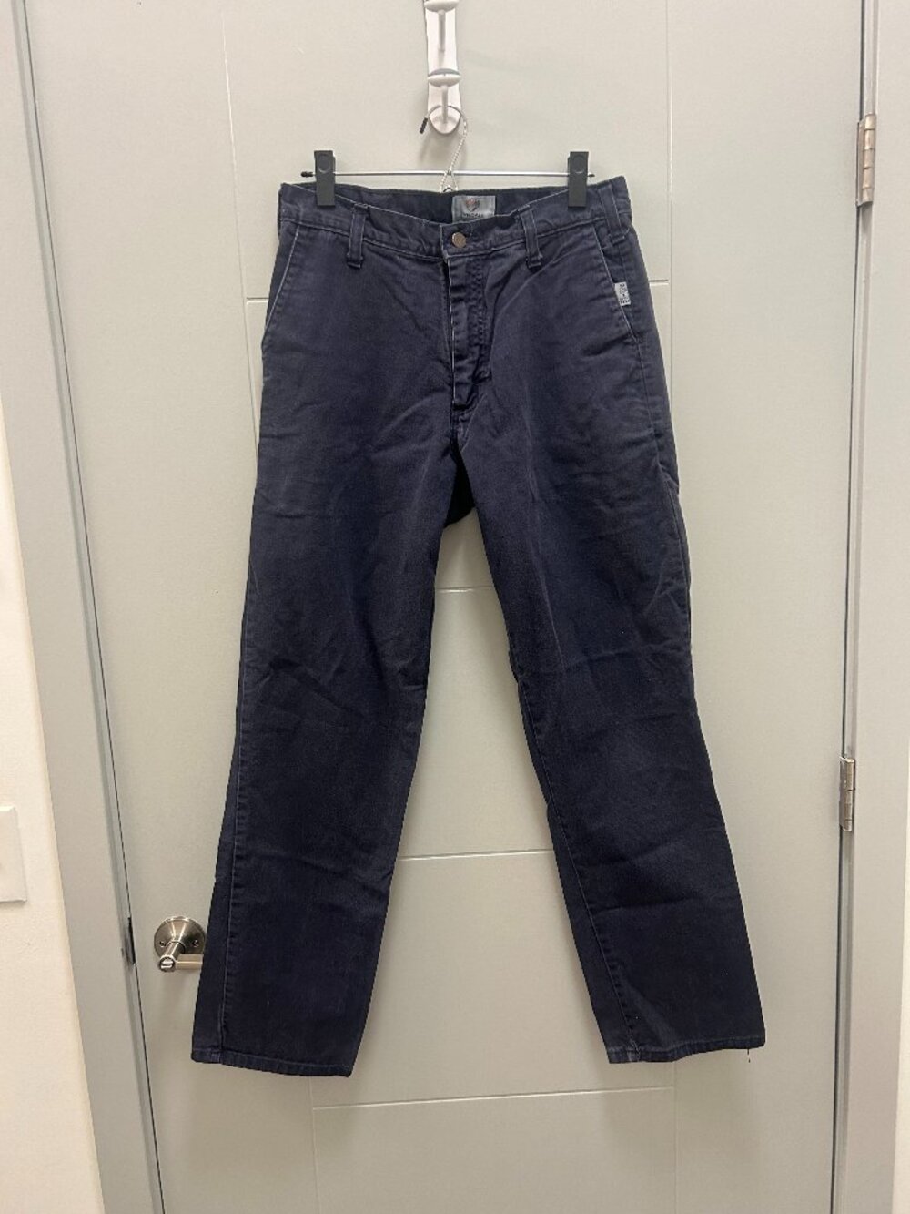 Tyndale FR Flame Resistant Pants Men's 32x33 Made USA Faded Black Work Utility